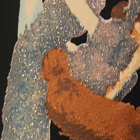 Vintage Nutcracker Ballet Sweatshirt. Y2k Black Jerzees Super Sweats USA Tag M - Picture 3 of 8